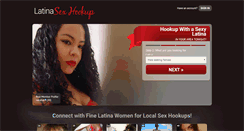 Desktop Screenshot of latinasexhookup.com